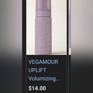 NWT! Vegamour Uplift Volumizing Hair Foam